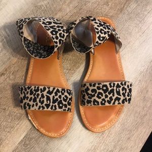 Roolee Cheetah Print Sandals